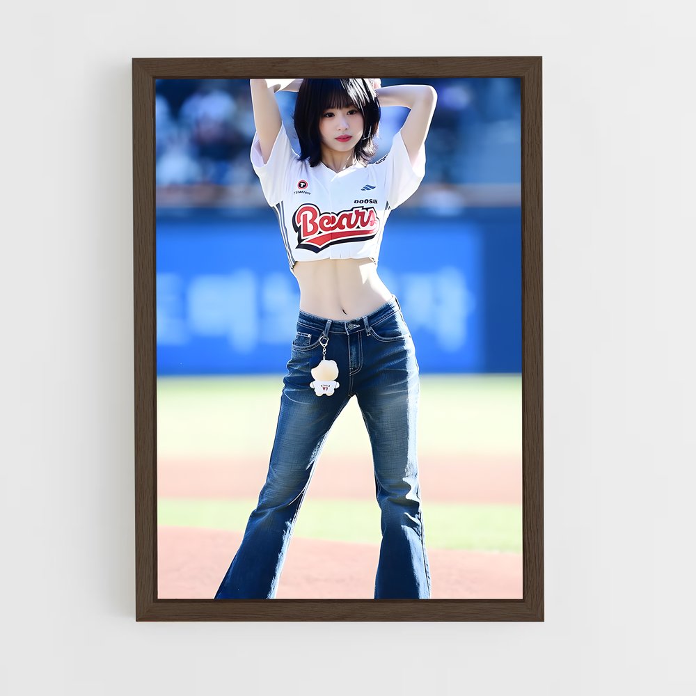 Poster Baseball Chic (vue 5)